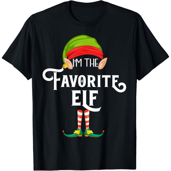 Favorite Elf Family Matching Christmas T-Shirt
