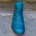 thumbnail image 3 of Bottes à Talon Bas Épais à Double Fermeture Éclair pour Femmes, Bottes Décontractées à Bout Rond, 3 of 5