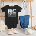 thumbnail image 3 of Beast Gym Engaged Popeye Sailor Romper Boys or Girls Infant Baby Brisco Brands 6M, 3 of 6