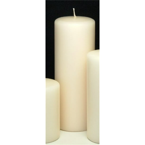 Unity Candle Ivory 3X8 Unscented 8in. Pillar Unscented Candle 2.8in