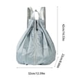 thumbnail image 3 of Foldable Backpack Lightweight Sack Zippered Bag For Gym Travel Sports Daily Use Multi-Color Options For Men Women, 3 of 7