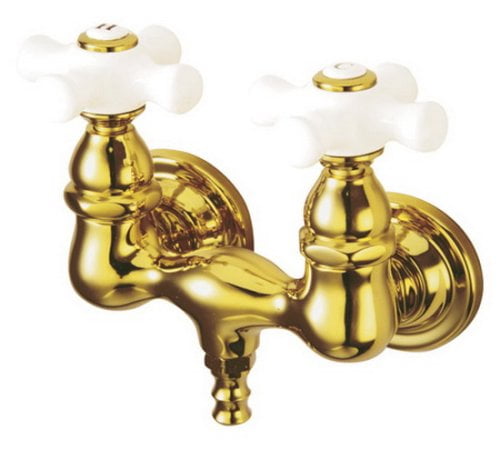 Elements of Design DT0015AL St Louis Wall Mount Clawfoot Tub Filler Oil Rubbed Bronze 4-3//4 in Spout Reach