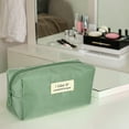 thumbnail image 6 of Unique Bargains 1 Pc Women Waterproof Makeup Bag for Business Travel Vacation Wedding Green Nylon, 6 of 6