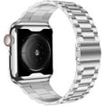 thumbnail image 2 of Apple Watch 7 41mm 45mm 6 5 4 3 2 1 SE Stainless Steel iWatch Band with Full Case, 2 of 6