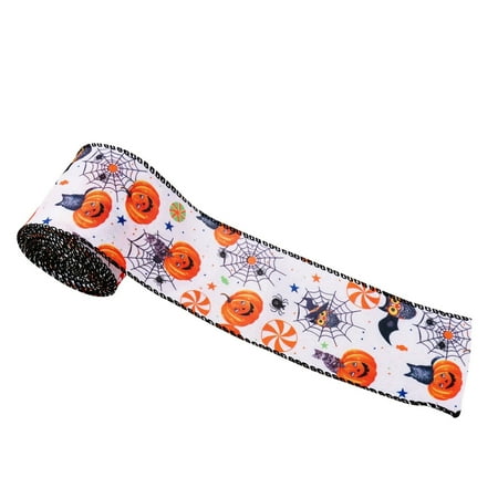 

Pleasures: Polyester Ribbon With Pumpkin & Spider Charms. Ideal For Party Ornaments. Great For DIY Crafts. Nice For Treat Bag Highlights.