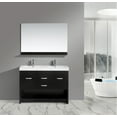 thumbnail image 3 of Design Element Citrus 48" Double Sink Bathroom Vanity Set in Espresso, 3 of 3