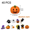 thumbnail image 4 of Hzzsbu 40pcs Halloween Resin Charms - Kawaii Colorful Flatback Ornaments Cat Pumpkin Ghost Cabochons for Diy Crafts, 4 of 7