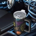 thumbnail image 6 of Neon Halloween Pattern Tumbler with Handle and Lid,40oz Double Wall Vacuum Insulated Tumbler,Cups Gift for Women and Men, 6 of 7