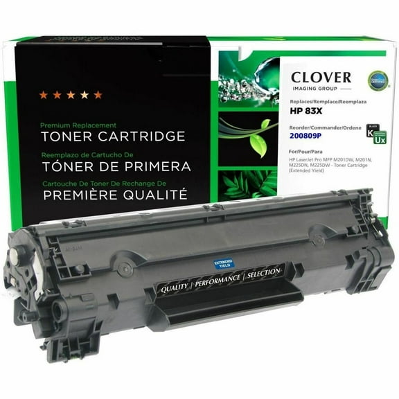 Remanufactured Clover Imaging Extended Yield Toner Cartridge for CF283X ( 83X)