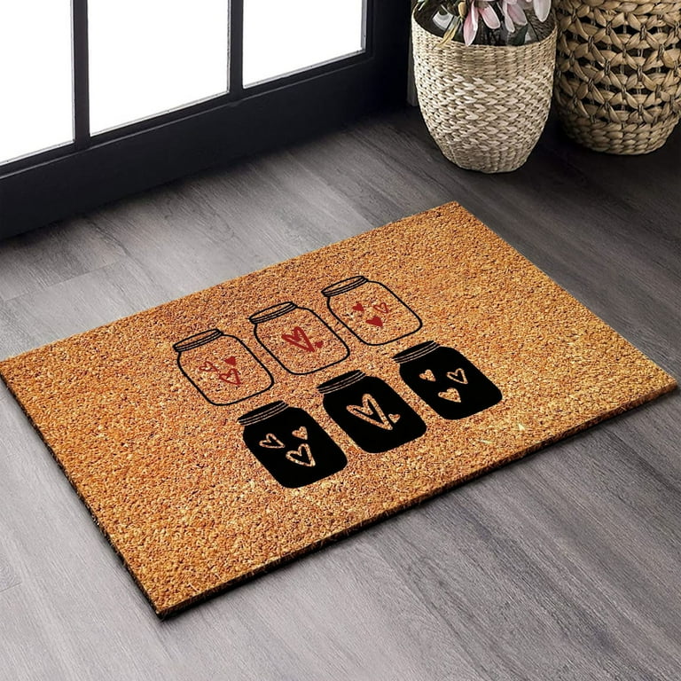 Fsqjgq Creative Carpet Area Rugs Rubber Mat Innovative Valentine's