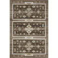 thumbnail image 7 of Briar Geometric Machine Washable Area Rug, 6' x 9', Briar Dark Brown, 7 of 7