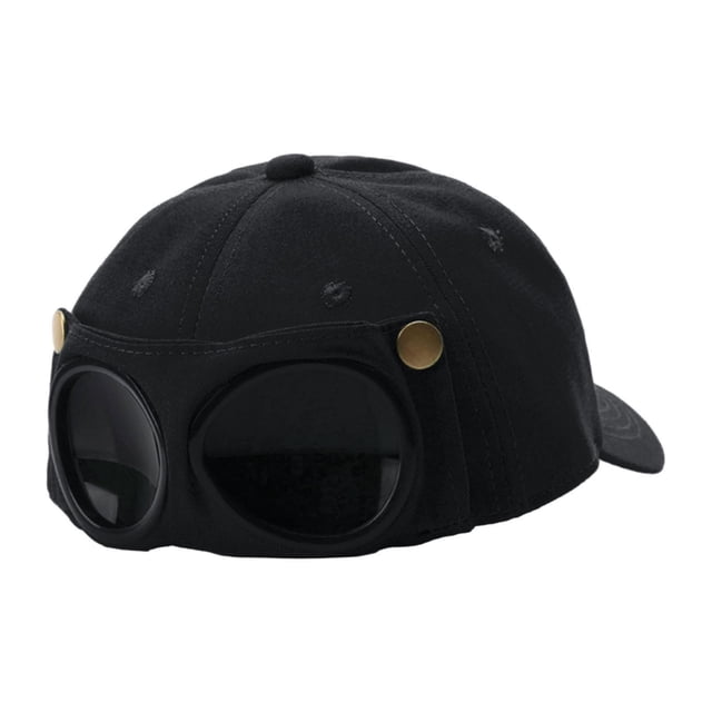 Gafas de sol Gorra de béisbol Máscara de hip hop Sombrero de playa de moda Accesorios para fotos Béisbol Orejas Negras