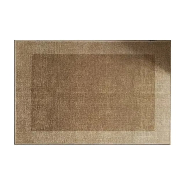 Tapis à Rayures Beige Tapis Confortable pour Salon Tapis Rafraîchissant pour Chambre Tapis pour Balcon à la Maison