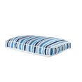 thumbnail image 5 of Laddha Home Designs 36" Blue and White Striped Rectangle Pet Bed Pillow, 5 of 9