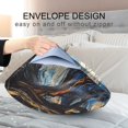 thumbnail image 4 of Yayeee Pillowcase Queen Size Set of 2 Satin Wrinkle Resistant Pillow Case, Swirling Starry Sky, 4 of 8