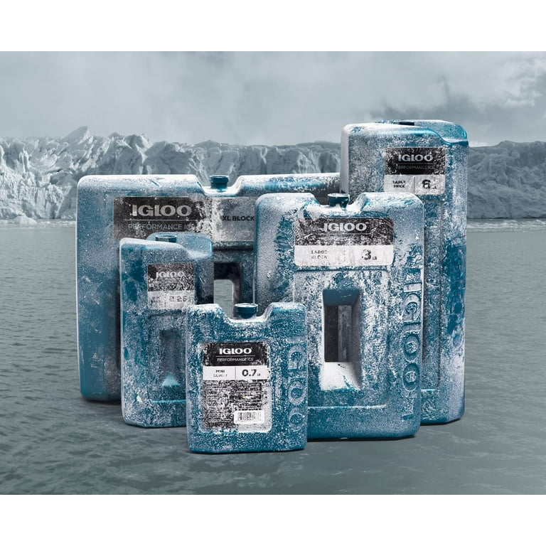 Igloo 6.5 lbs Freezer Block Blue - Long-Lasting, Reusable Ice Pack