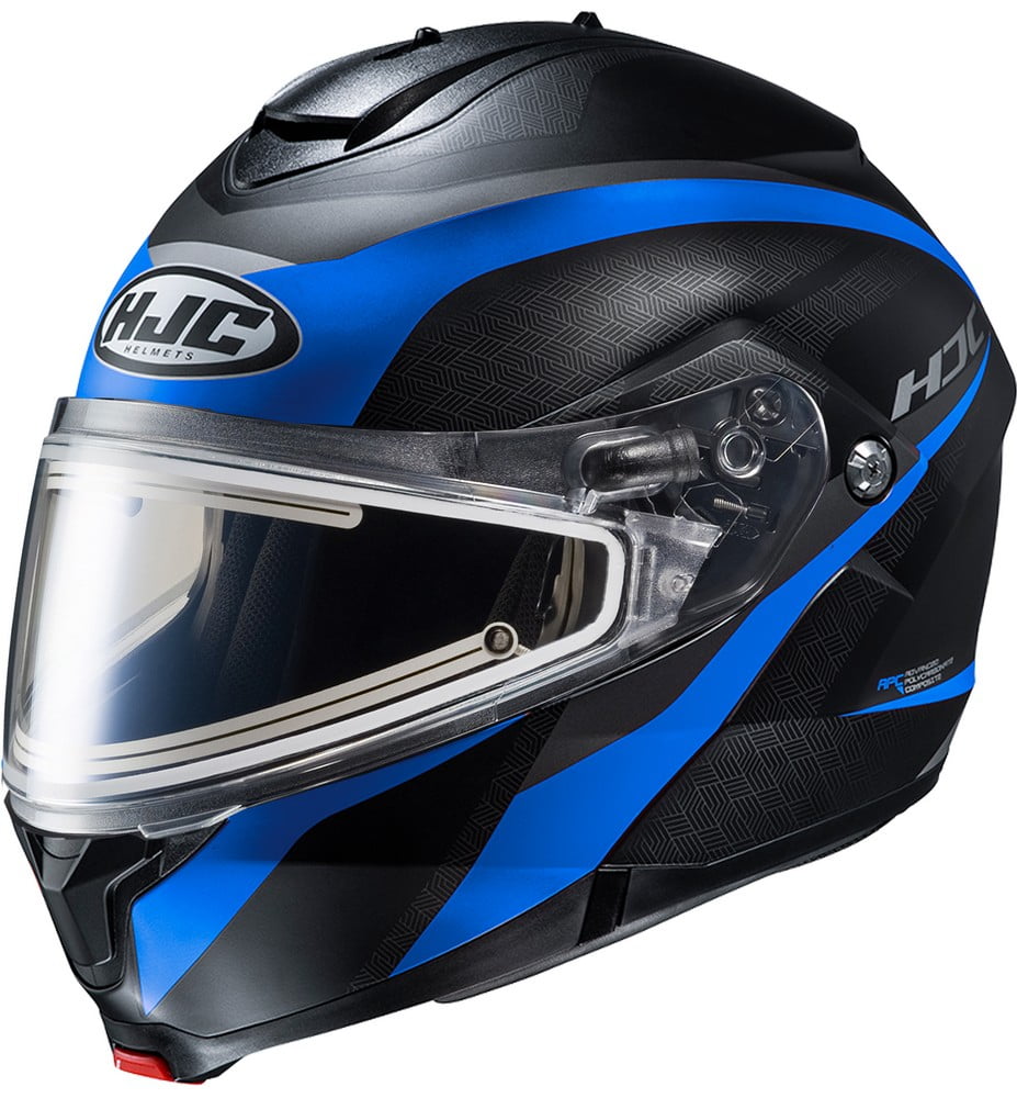 HJC C91 Taly Modular Snow Helmet w/Electric Heated Shield Blue LG