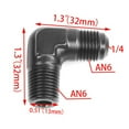thumbnail image 2 of For 90° Aluminum Alloy Hose Connector Efficient For Auto Modifications, 2 of 7