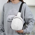 thumbnail image 4 of Sac Poitrine Bandoulière / Sac Banane de Sport avec Sangle Ajustable / Rangement à Multiples Poches pour Voyage, Randonnée et Usage Quotidien / Sac Banane Léger pour Hommes et Femmes / Organisateur Portable pour Essentiels, 4 of 6