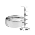 thumbnail image 4 of Coastal Jewelry High Polished Finish Domed Titanium Band Ring (8mm), 4 of 4