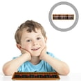 thumbnail image 4 of Miangastore Retro Abacus Traditional Chinese Abacus Math Learning Tool Counting Tool (17 Column), 4 of 9