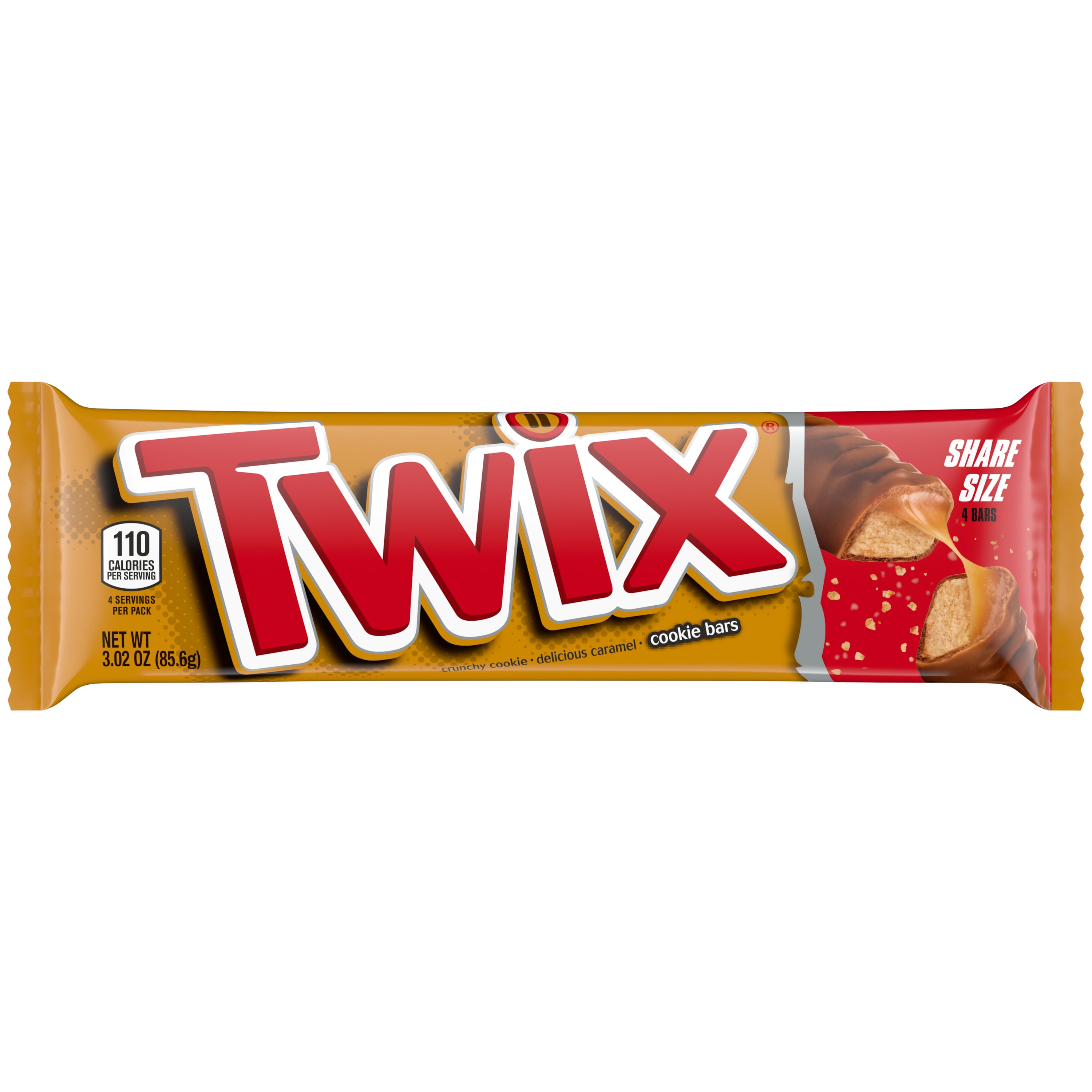 Twix Caramel Chocolate Cookie Candy Bar Share Size 3 02 oz Walmart com Twix Caramel Chocolate Cookie Candy Bar Share Size 3 02 oz Walmart com