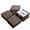 Brown#5, variant on Patio Interlocking Deck Tiles, 12"x12" Square Composite Decking Tiles, Checked Plastic Outdoor Flooring Tile All Weather for Balcony Porch Backyard, (Brown, Pack of 27),