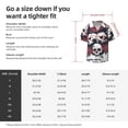 thumbnail image 5 of Naloa Gothic Skulls And Roses Men's Loose Fit Cuban Collar Short-Sleeve Shirt, Hawaiian Shirts, Mens Shirts Casual for Everyday Wear Outings-XX-Large, 5 of 5