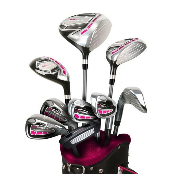 NEW Lady PowerBilt Pro Power Complete Golf Set 2020 Magenta Graphite