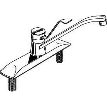 MOEN 7300 Legend Kitchen Faucet Chrome Less Spray