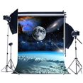 thumbnail image 2 of ABPHOTO Polyester 5x7ft Full Moon Galaxy Universe Photography Background Amateur astronomer Studio Props, 2 of 3