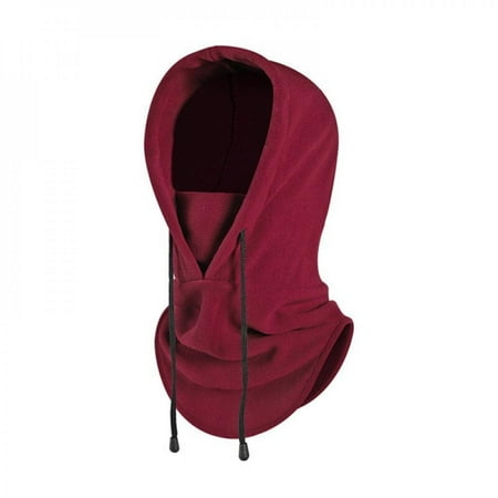 

Naiyafly 1Pc Cycling Cap Skiing Winter Windproof Cap Outdoor Sports Bib Cold Padded Hood Plush Warm Hat D