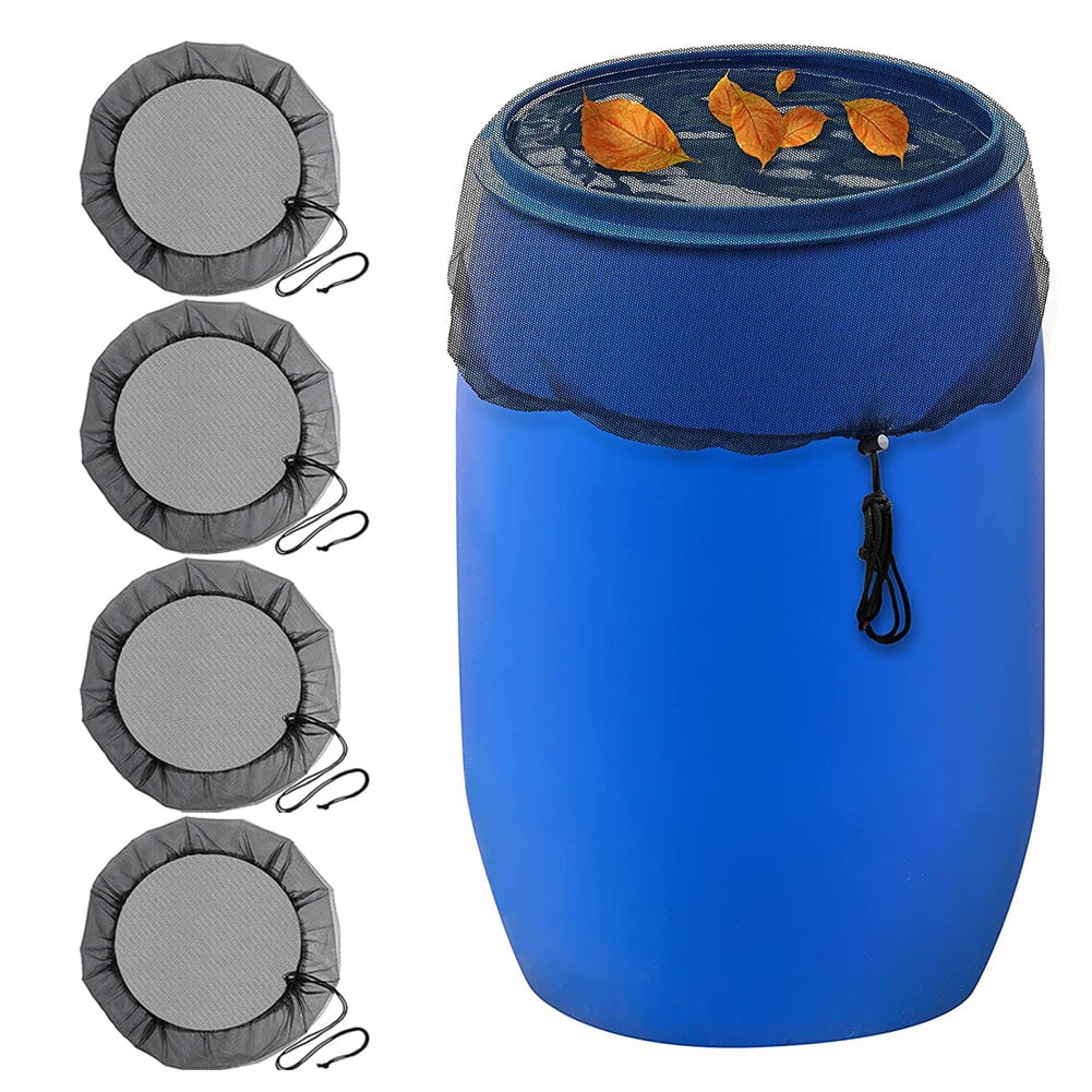 Shininglove 38 inch Mesh Cover for Rain Barrels Rain Water Collection