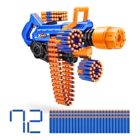 XSHOT Insanity Smoking Barrel Blaster by ZURU Motorized Outdoor Blaster with 72 Darts for Ages 8+