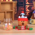 thumbnail image 4 of Bolsa de regalo de tarro de dulces de Navidad, decoraciones navideñas para el hogar, botella de almacenamiento de Papá Noel, soporte para regalos de Navidad para niños, Año Nuevo 2024, 4 of 4