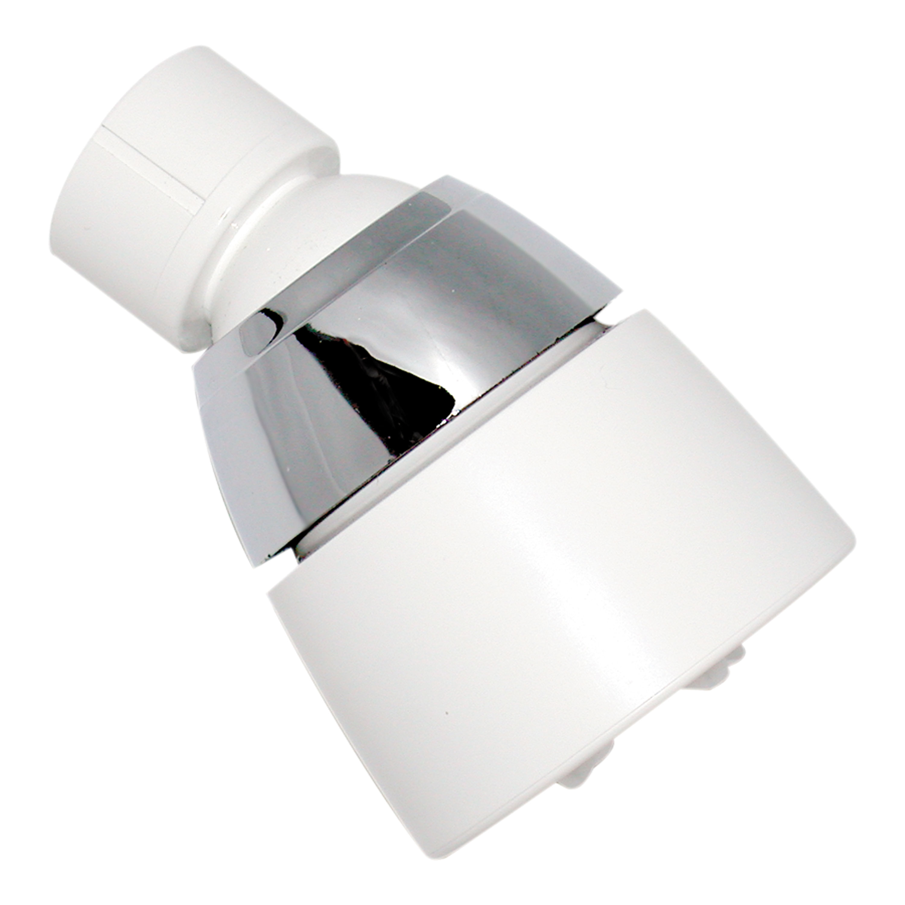 Valterra PF275001 Replacement Shower Head 1/2" Inlet, White/Chrome
