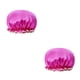 thumbnail image 3 of Sonducket Gorro de dormir para mujer, gorros para el pelo de ducha, funda para cabeza de niña a prueba de polvo, rosa roja Rosa roja 2Conjunto, 3 of 6