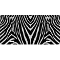 thumbnail image 2 of Zebra Print Metal License Plate, 2 of 2