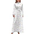 thumbnail image 2 of Vestido largo con chispas de caramelo, vestidos de fiesta, vestido de mujer, vestido de graduación, 2 of 5
