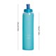thumbnail image 5 of Bolsa De Agua Plegable De Tpu Suave, Botella De Agua Suave Para Exteriores De 400Ml, Bolsa De Agua Corriente Para Deportes, Camping Y Senderismo Vogacara OD016409-01, 5 of 6