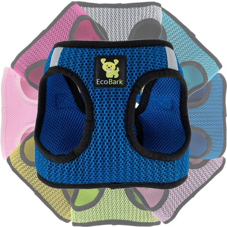 EcoBark Step in Dog Harness Reflective Soft Ultra Padded Mesh Dog