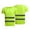 Yellow, variant on Baywell High Vis Reflective T Shirt for for Men Women Short Sleeve Reflective Safety Work Shirts High Visibility Safety T Shirts Safe Gear For Construction Site L-3XL(1PCS)