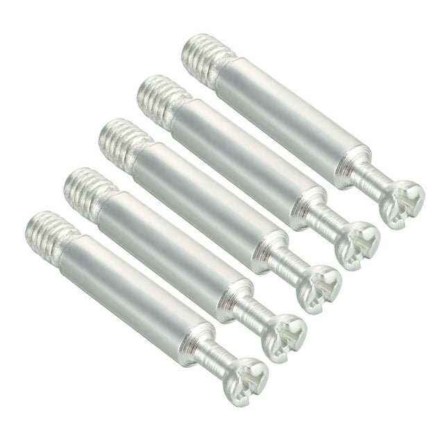 Unique Bargains Meubles Raccord 6mm Dia Filetage Boulons Chevilles Vis 5 Pcs