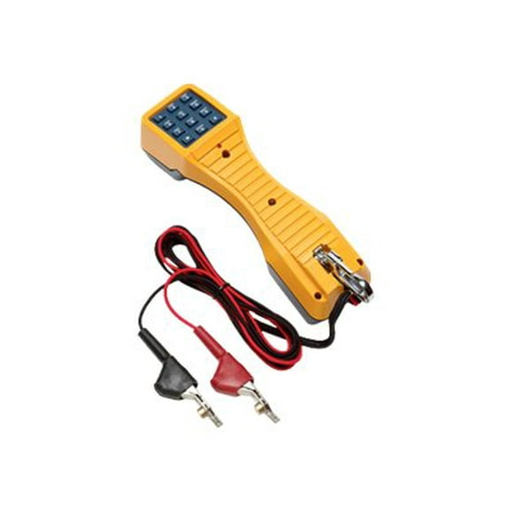 Fluke Networks TS19 Test Set with Angled-Bed-of-Nails Clips - Telephone test set