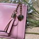 thumbnail image 4 of Bolso de herramientas para mujer, bolso de mano brillante y dulce de Pu, bolso tipo cartera largo ultrafino (rosa), Fsus0074, 4 of 5