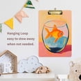 thumbnail image 4 of FORMRS Acrylic Clipboard with Low Profile Clip Standard A4 Letter Size, 12.5" x 9", Goldfish, 4 of 8