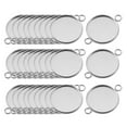 thumbnail image 3 of GUOOL Lot de 30 Pendentifs Ronds Vierges Cabochons pour Fabrication de Bijoux 10mm, 3 of 7