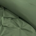 thumbnail image 6 of 5 Piece New Half Pinch Pleated Pattern Comforter Set, 800 TC, 100% Egyptian Cotton, Super King Size Moss Solid, 6 of 6