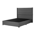 thumbnail image 1 of Box Base cama Individual + Cabecera Lugo Gris, 1 of 6