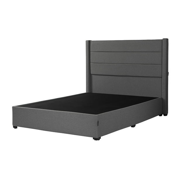 Box Base cama Individual + Cabecera Lugo Gris